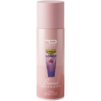 Tom & Darin Ladies Perfumed Body Spray 200ml - Berries (Exp - 12/29) 