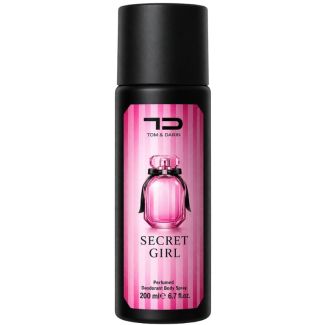 Tom & Darin Ladies Perfumed Body Spray 200ml - Secret Girl 