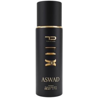 Tom & Darin Men's Perfumed Body Spray 200ml - Aswad 