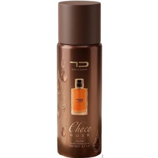 Tom & Darin Unisex Perfumed Body Spray 200ml - Choco Musk
