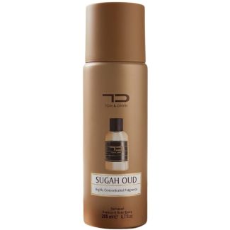 Tom & Darin Unisex Perfumed Body Spray 200ml - Sugah Oud 