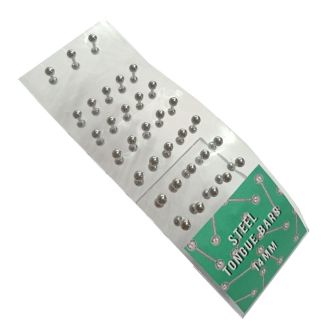 Steel Straight Barbell Tongue Bar