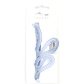 Translucent Double Loop Hair Clamp -  Assorted - 13cm