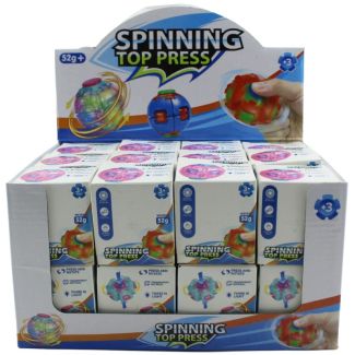 Transparent Fidget Spinner Ball Sensory Toy – Assorted