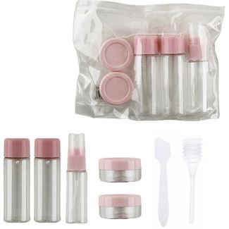 Wholesale Travel Bottles Set 7pcs - Pink