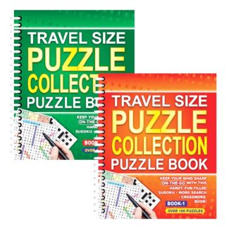 Travel Size A4 Puzzle Collection Puzzle Book - Assorted