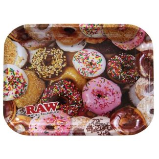 RAW Large Metal Tray "Donuts" - 34 x 27.5cm