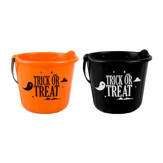 Trick Or Treat Halloween Bucket - Assorted