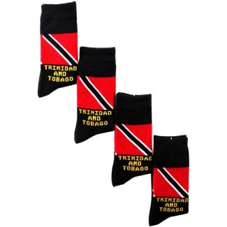 Rasta Design Socks - Trinidad & Tobago Flag