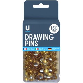 U. Drawing Pins 150 Pack