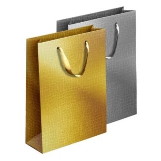 U. Gift Embossed Metallic Gift Bag - Assorted (Medium)
