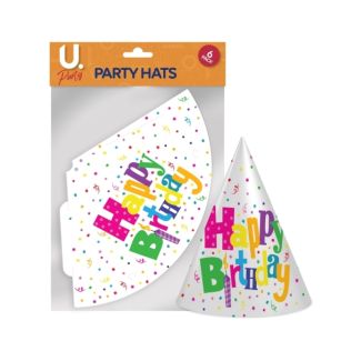 U. Party Happy Birthday Party Hats (6pcs)