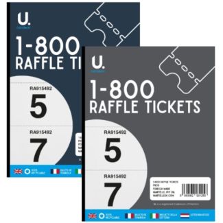 U. Raffle Tickets 1-800 - Assorted