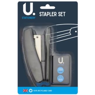 U. Stapler & 250 Staples Set