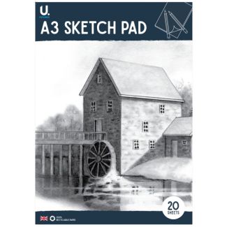 U. A3 Artists Sketch Pad - 20 Sheets