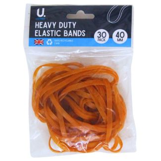U. Stationery Heavy Duty Elastic Bands (30pcs)