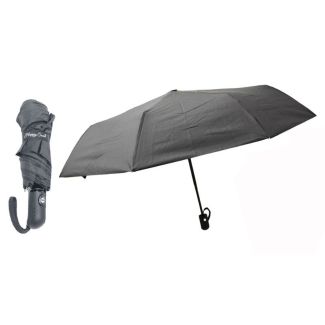 Unisex Black Auto Open & Close Umbrella 