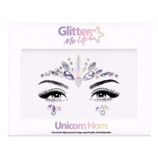 Wholesale Glitter Me Up Festival Face Jewels - Unicorn Horn