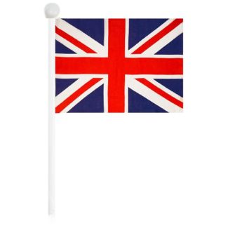 Wholesale Union Jack Nylon Hand Flag - 30x45cm 