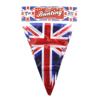 Wholesale Union Jack Triangular Flag Bunting - 7m
