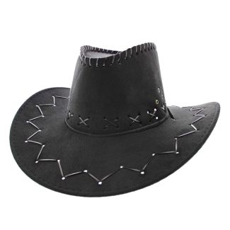 Unisex Cowboy Hat - Black 