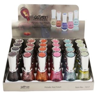Saffron Metallic Nail Polish-Assorted Colours (B)