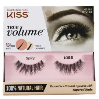 Kiss True Volume 100% Natural Hair Eye Lashes - Spicy 
