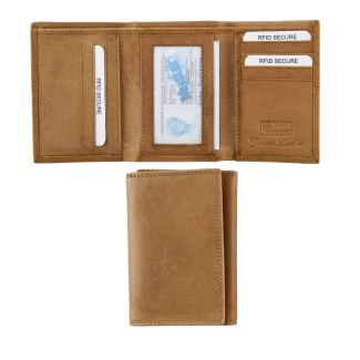 Wholesale Men's Leather Wallet - Tan