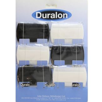 Wholesale Duralon Nit Comb- White & Black  (9cm)