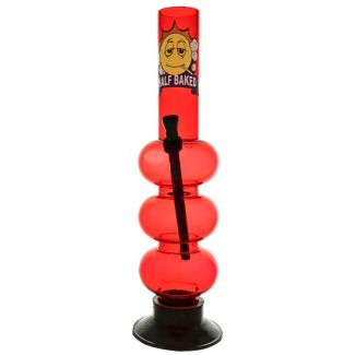 Half Baked "Easy Slider" Acrylic Waterpipe - Assorted Colours (12 inch)