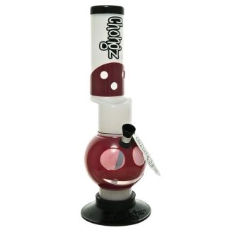 Chongz Acrylic "Chelsea Smile" Waterpipe- Asst. Colours (12 Inch)