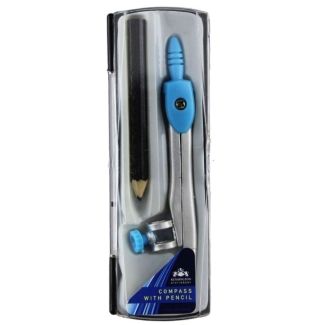 2pcs Metal Compass and Pencil Set