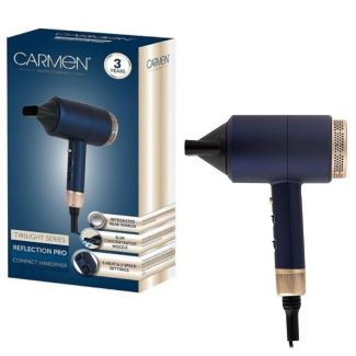Carmen Twilight Lightweight Compact Hairdryer 