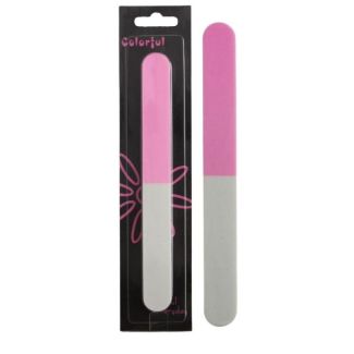 Colorful Pink & White Nail File 
