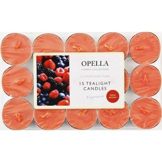 Opella Tealight Candles-Fresh Berries (Pack of 15)