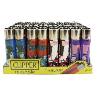 Clipper Lighters "Urban Life" Design - Assorted 