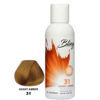 Bling Shining Semi-Permanent Hair Dye- Dashy Amber (31) 