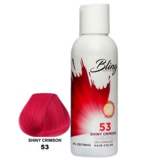 Bling Shining Semi-Permanent Hair Dye- Shiny Crimson (53) 