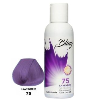 Bling Shining Semi-Permanent Hair Dye- Lavender (75) 