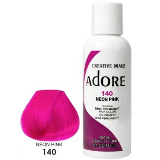 Wholesale Adore Semi-Permanent Hair Dye- Neon Pink (140)