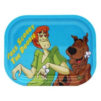 Scooby Doobie Design Metal Tray -  18 x 14cm