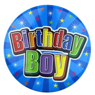 Giant "Birthday Boy" Blue Badge