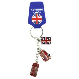 London Multi-Design Keyrings