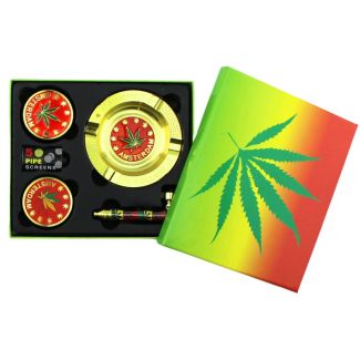 Gold Leaf Design Gift Set - 4 pcs 