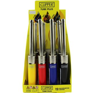 Clipper Tube Plus Utility Lighter - Assorted 