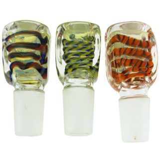 'Hip to Be' Square Glass Cone - Assorted (18.8mm)