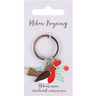 Garden Robin Keyring 