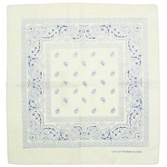 Paisley Bandana - Pale Lemon