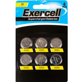  3V Lithium Batteries - Pack of 6