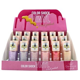 Constance Carroll Vinyl Gel Pro Salon Nail Polishes -  Pastel Assortment